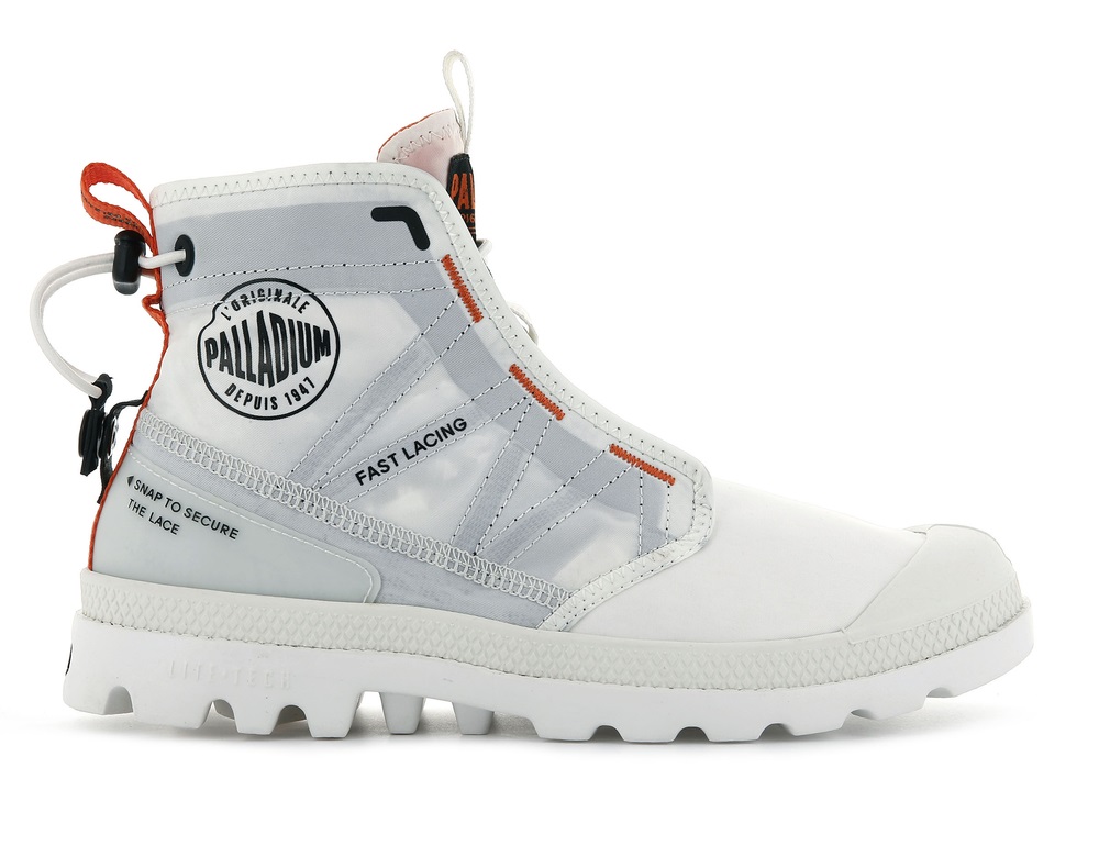 Botas Palladium PAMPA TRAVEL LITE Hombre Blancas | Costa Rica-94763